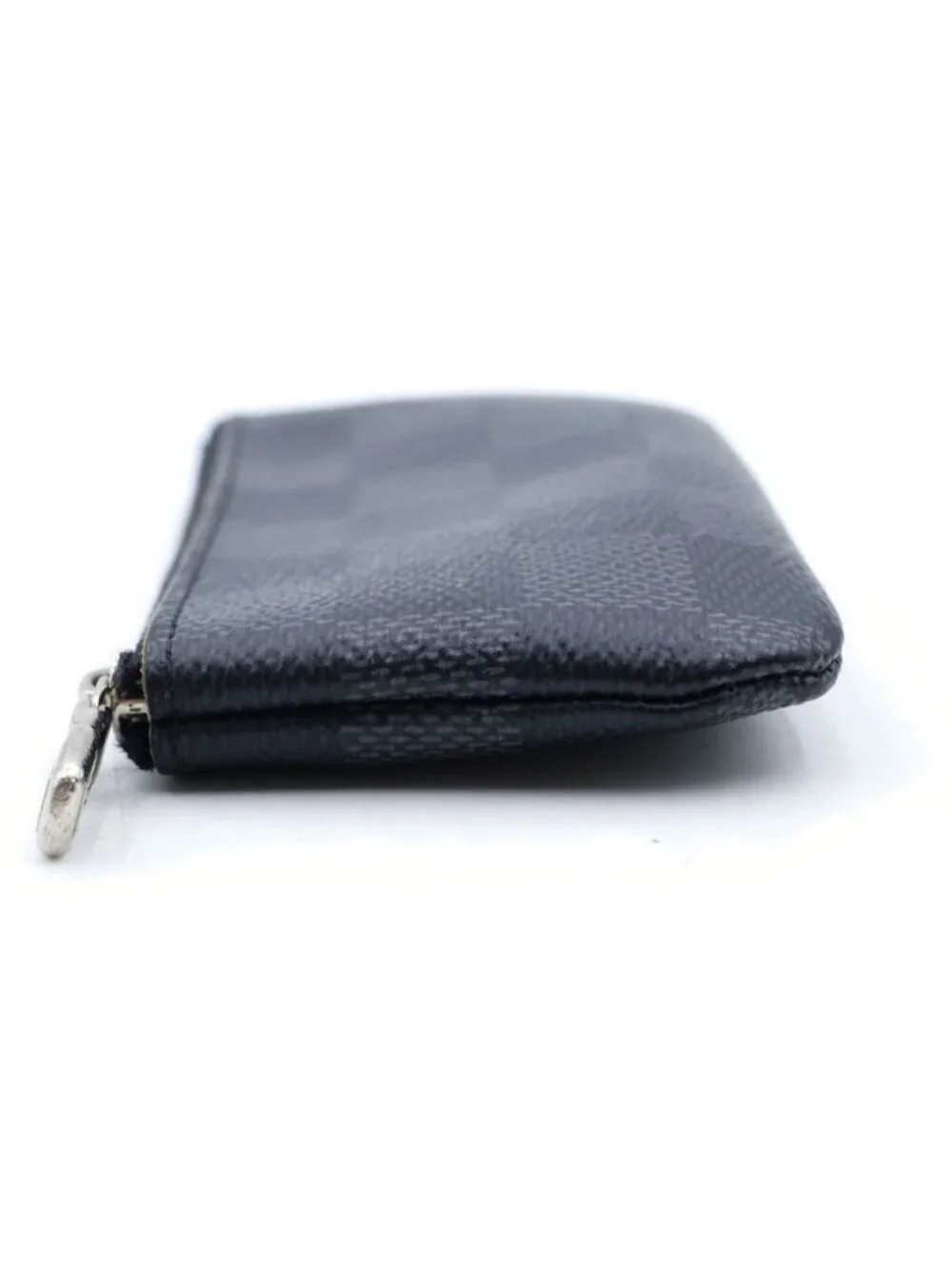 Louis Vuitton Damier Graphite Pochette Cles Card Case Black